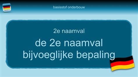 tweede naamval